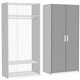 Шкаф двухдверный со штангой (схема) Fmebel стандарт