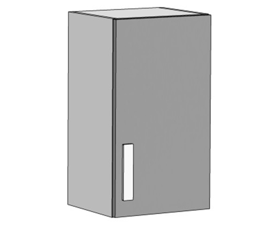 Шкаф навесной вертикальный (схема) Fmebel стандарт