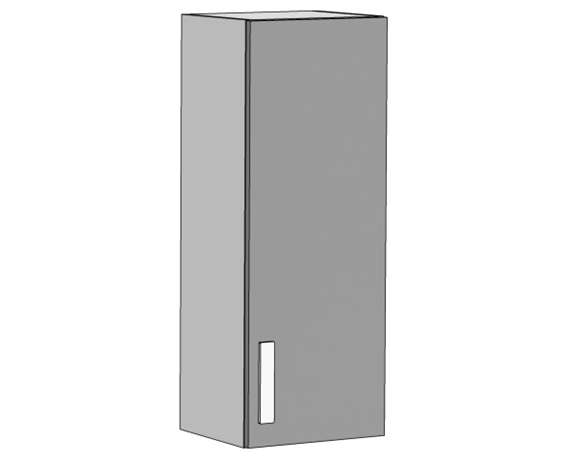 Шкаф навесной вертикальный 2 (схема) Fmebel стандарт