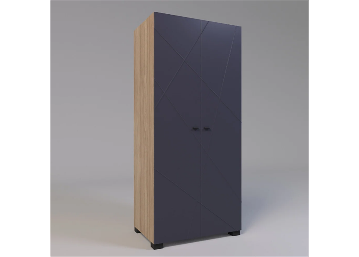 Шкаф City X Fmebel 900х530х2020 графит