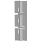 Пенал трехсекционный боковой (схема) 2 Fmebel элит