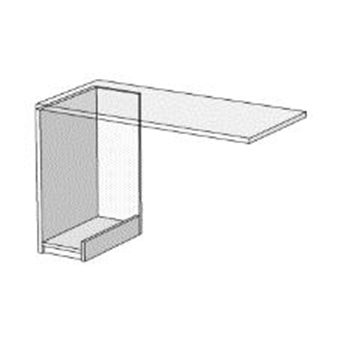 Основание для стола под системный блок (схема) Fmebel стандарт