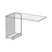 Основание для стола под системный блок (схема) Fmebel стандарт