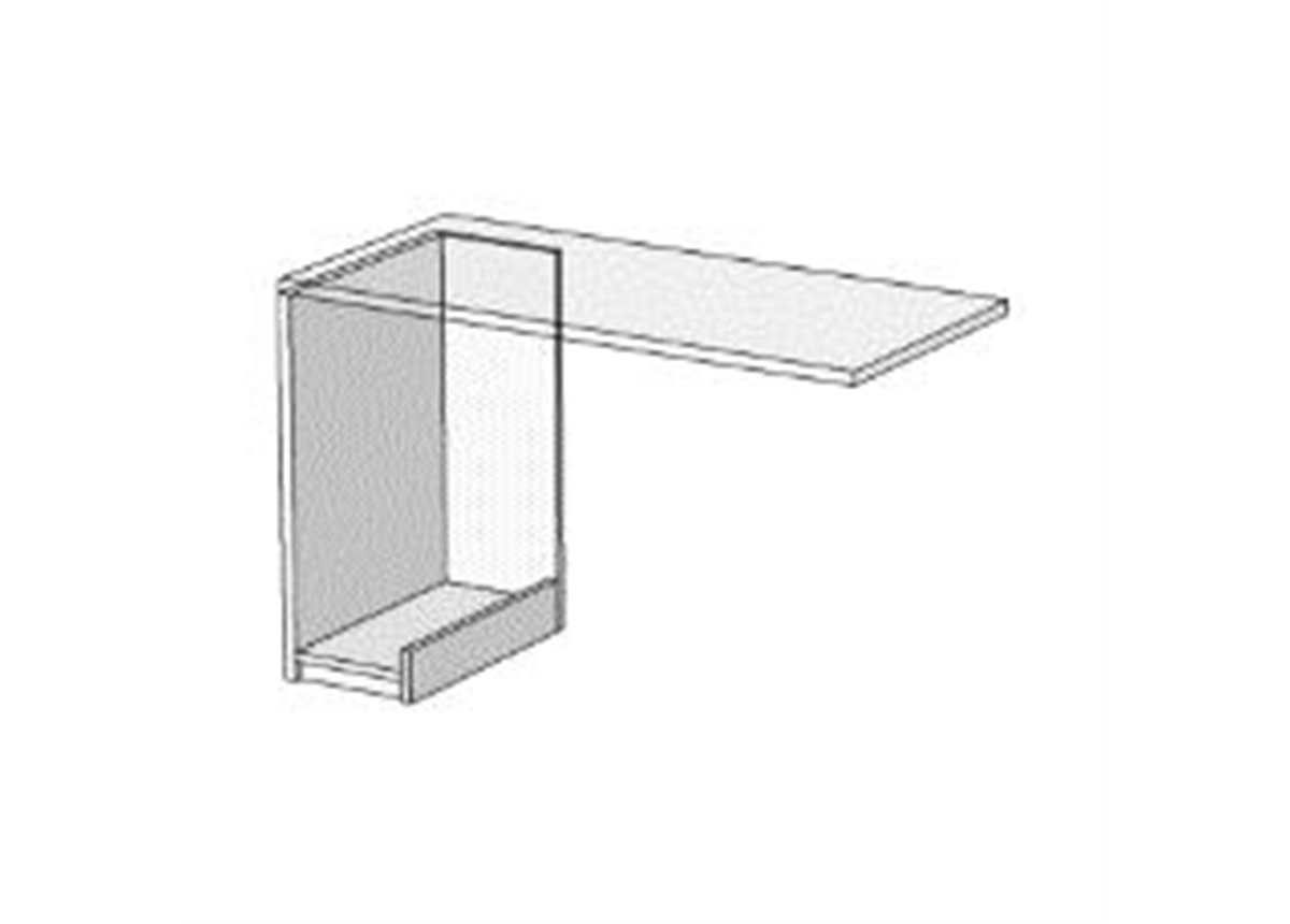 Основание для стола под системный блок (схема) Fmebel стандарт