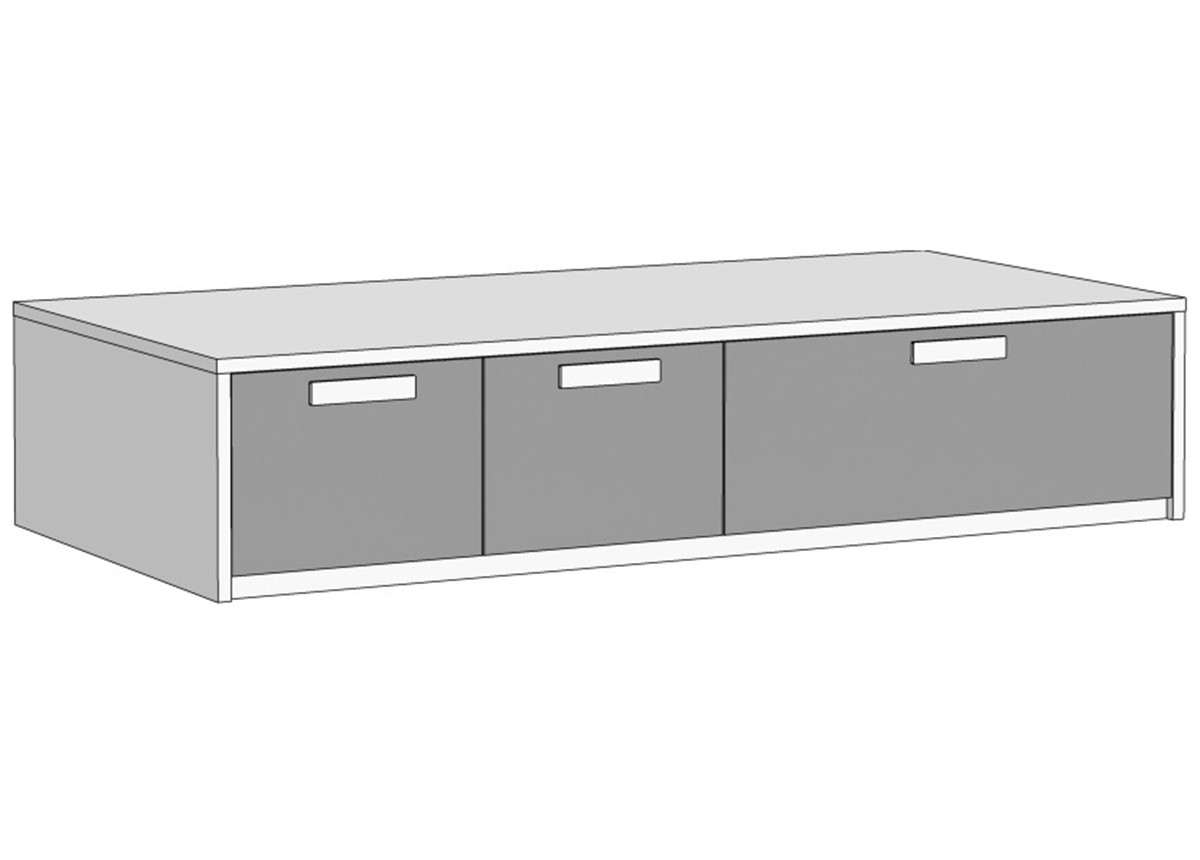 Кровать-диван с 3 ящиками (схема) 2 Fmebel люкс