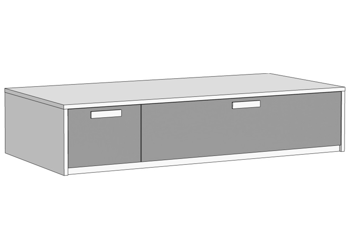 Кровать-диван с 2 ящиками (схема) 2 Fmebel элит