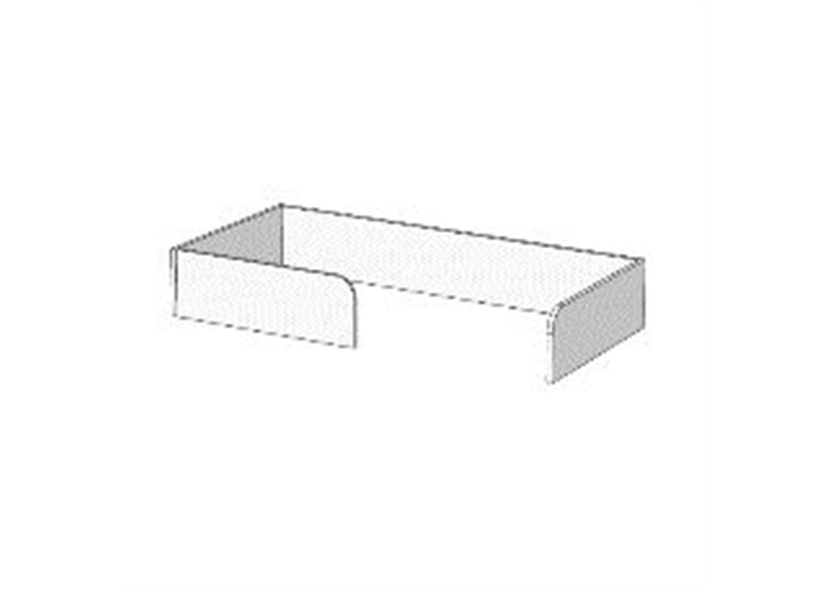 Борт П-образный с ограничителем для кроватей (схема) Fmebel элит