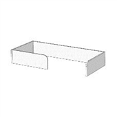 Борт П-образный с ограничителем для кроватей (схема) Fmebel люкс