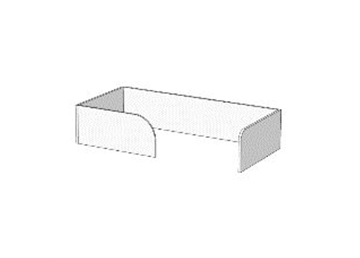 Борт П-образный с ограничителем для кроватей (схема) 2 Fmebel элит