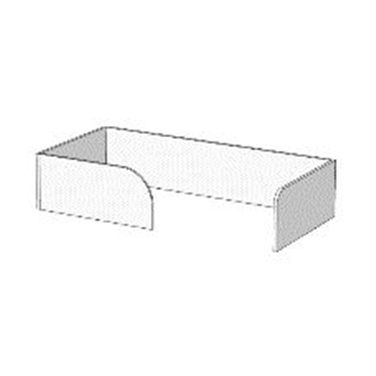 Борт П-образный с ограничителем для кроватей (схема) 2 Fmebel