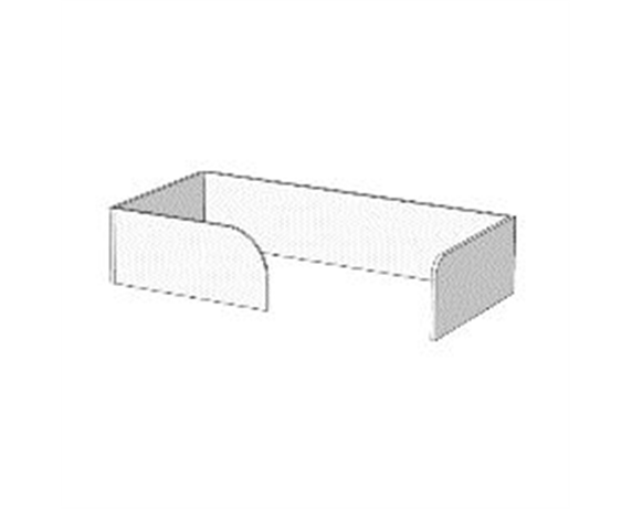 Борт П-образный с ограничителем для кроватей (схема) 2 Fmebel люкс