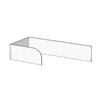 Борт Г-образный с ограничителем для кроватей (схема) 2 Fmebel люкс