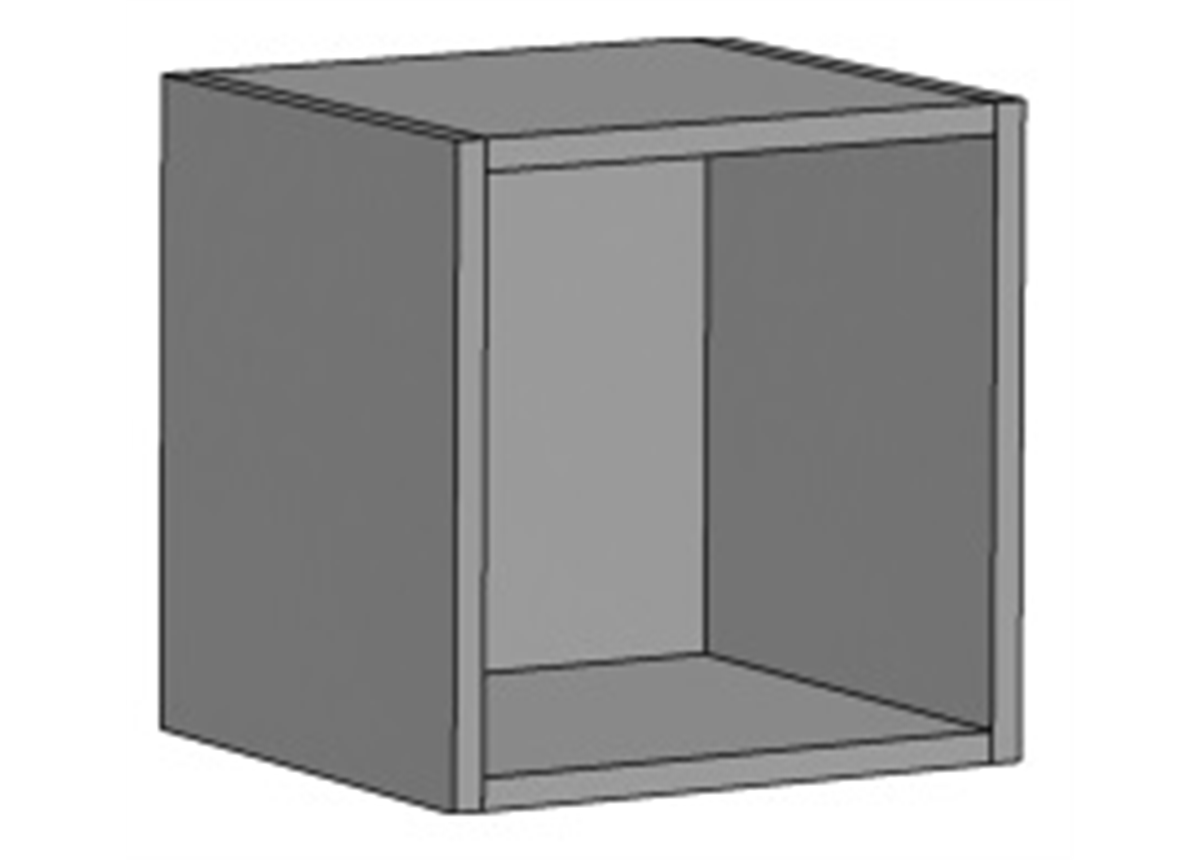 Полка открытая 1 секция (схема) Fmebel элит