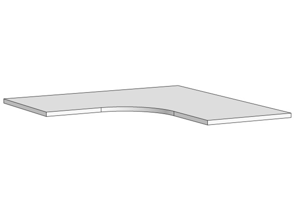 Столешница для стола угловая (схема) Fmebel элит