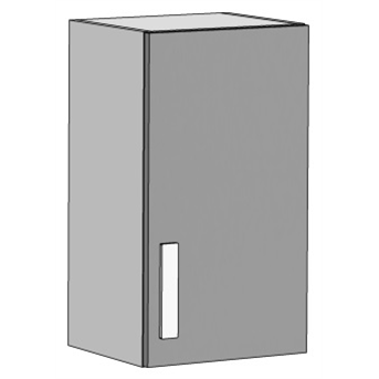 Шкаф навесной вертикальный (схема) Fmebel