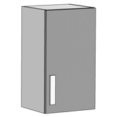 Шкаф навесной вертикальный (схема) Fmebel люкс