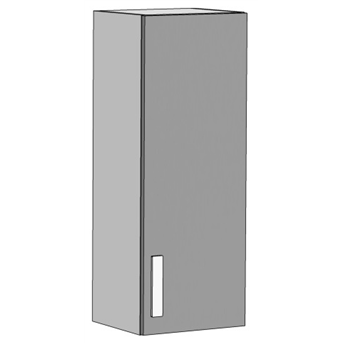 Шкаф навесной вертикальный 2 (схема) Fmebel люкс