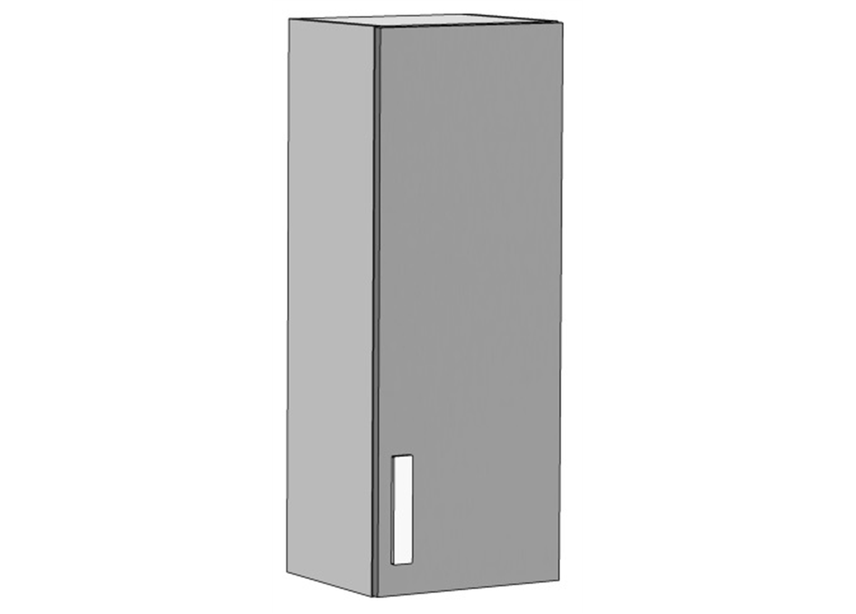 Шкаф навесной вертикальный 2 (схема) Fmebel люкс