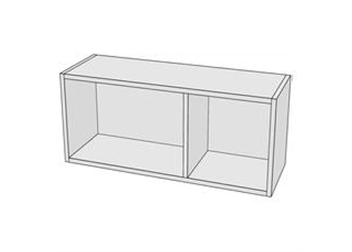 Полка свободной длины на 2 секции (схема) Fmebel стандарт