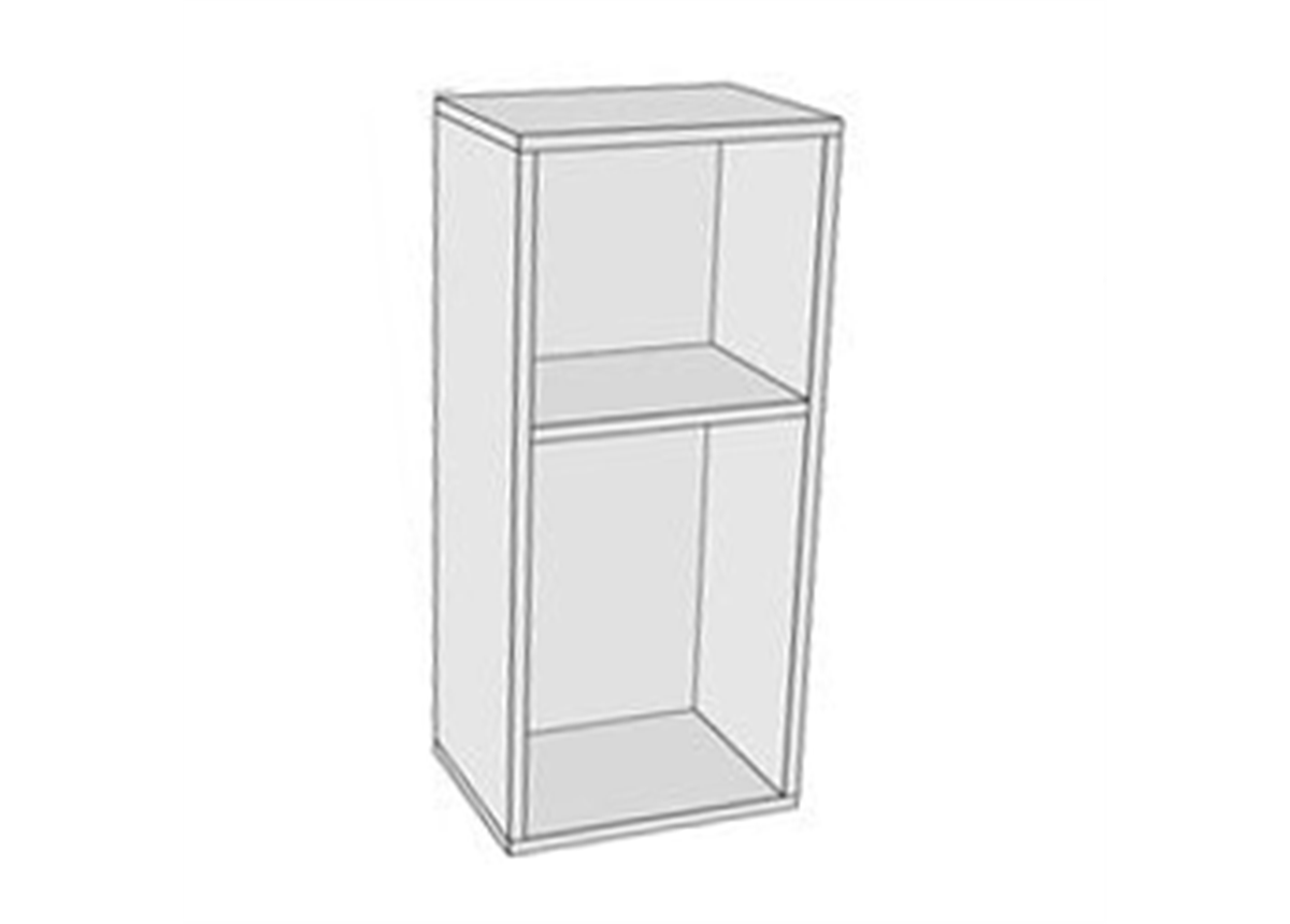 Полка вертикальная свободной длины на 2 секции (схема) Fmebel люкс