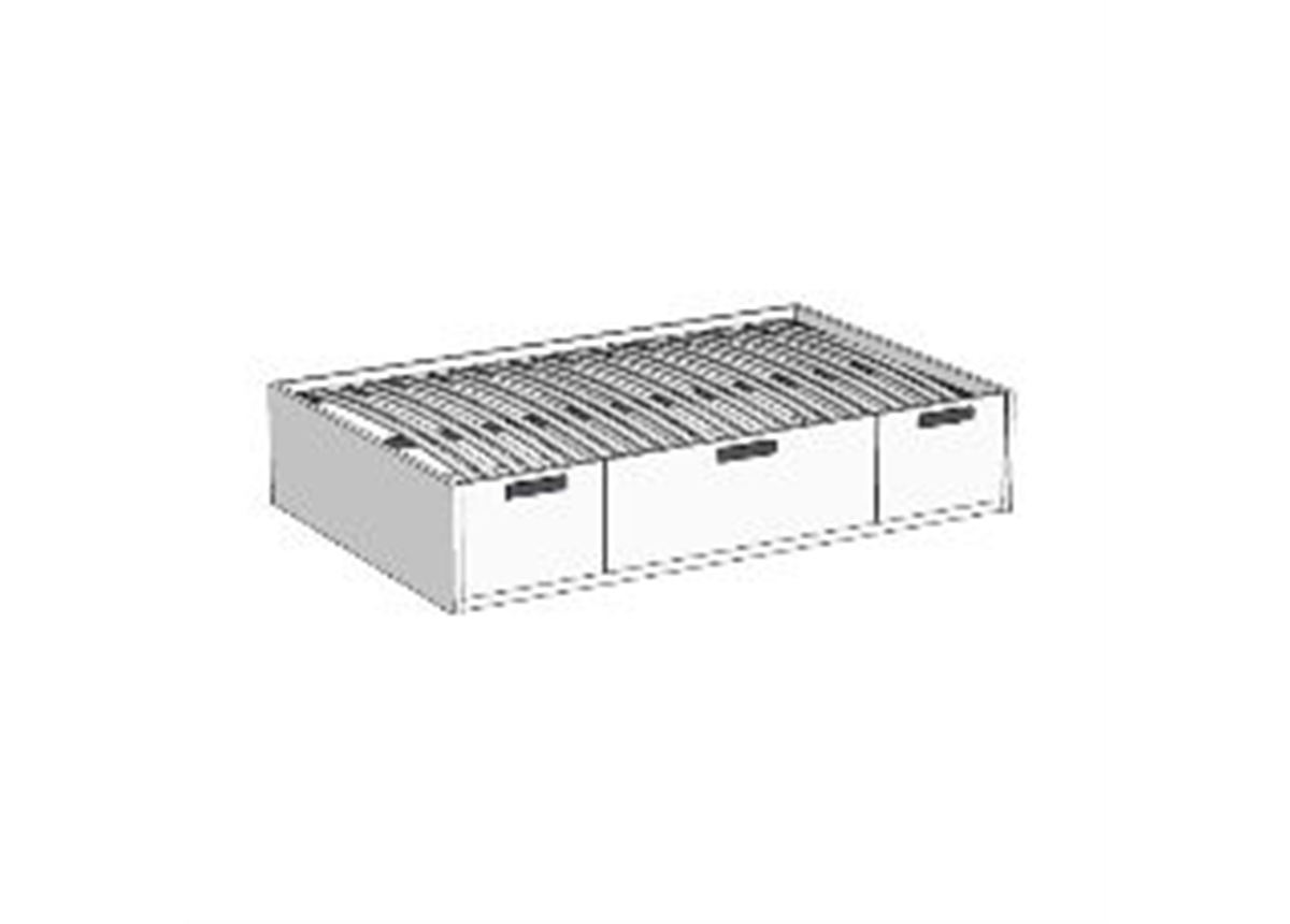 Кровать-диван с 3-мя ящиками с ПМ (схема) Fmebel люкс