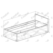 Кровать с подъемным механизмом Филиппины Fmebel 90x200