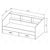 Кровать-диванчик Берн Fmebel 90x200