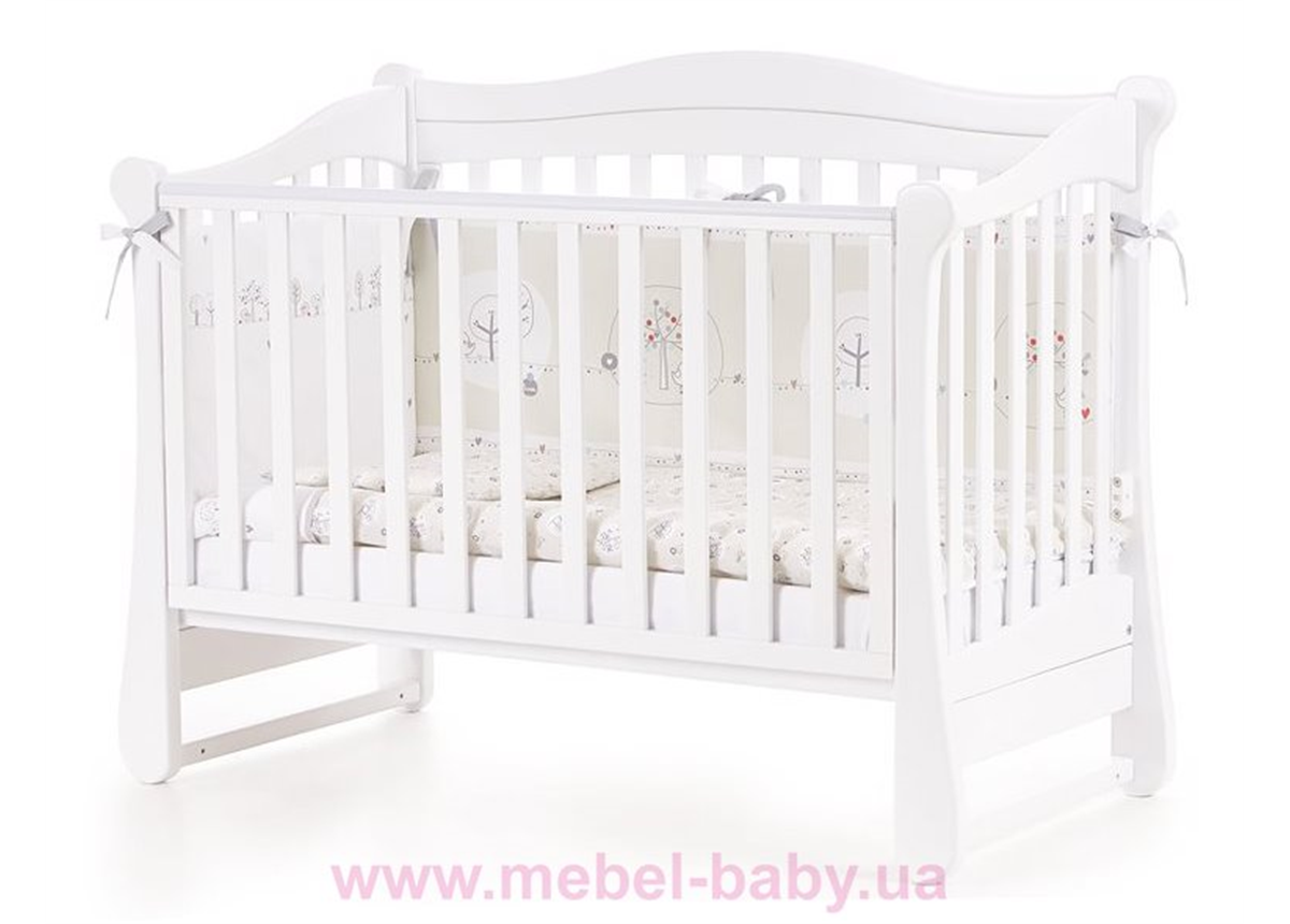 Кроватка Соня ЛД18 ЕС Верес 60х120 Белый