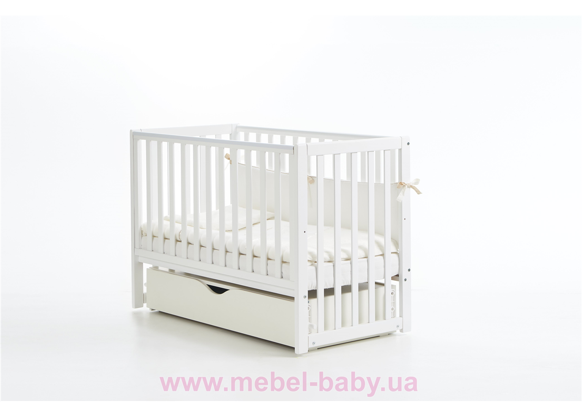 Кроватка с маятниковым механизмом Соня ЛД13 Верес 60х120 Белый