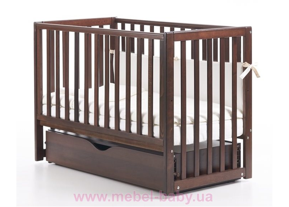 Кроватка маятниковым механизмом Соня ЛД13 Верес 60х120 Орех