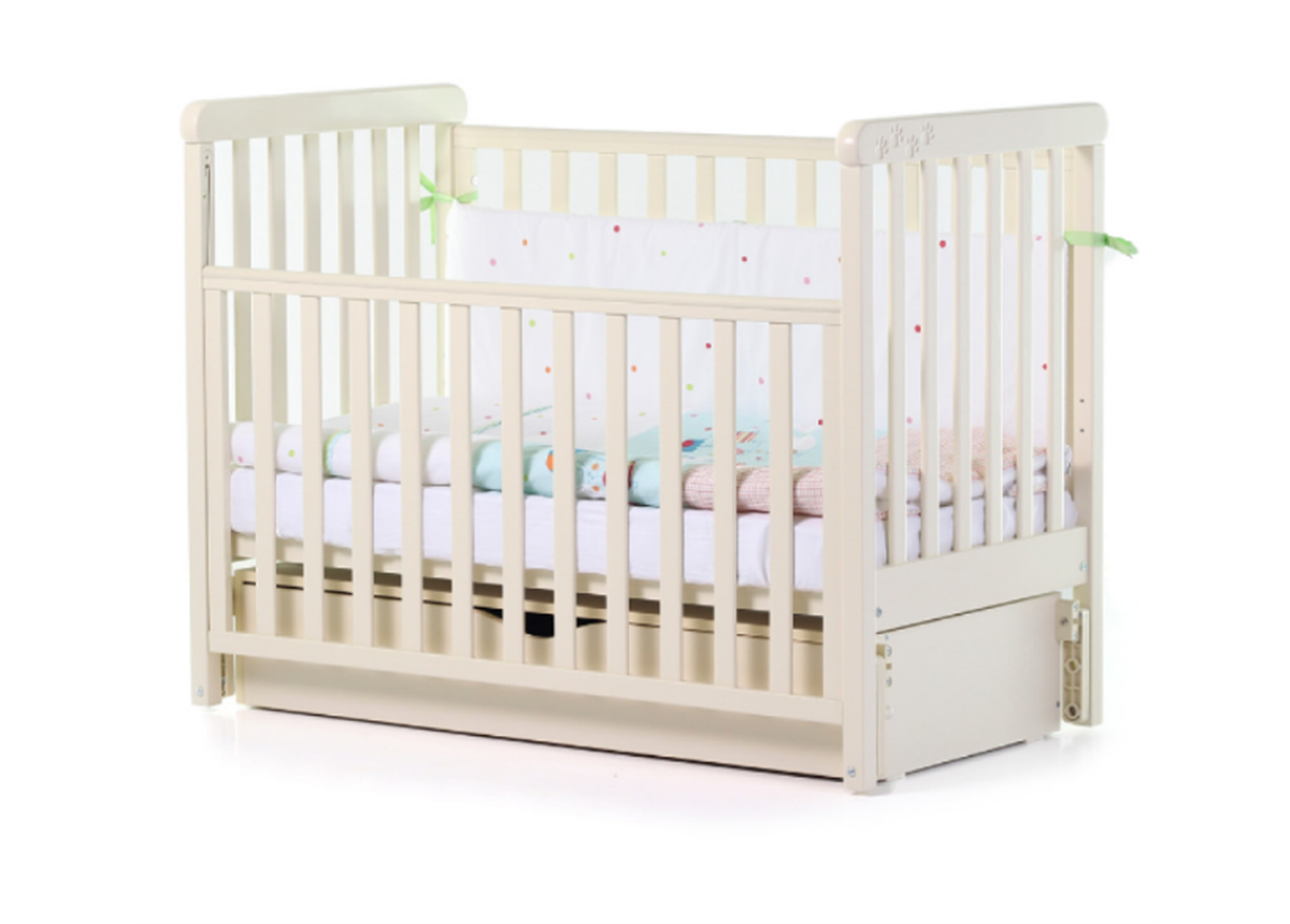 Кроватка Соня ЛД12 ЕС Верес 60х120 Слоновая кость Кроватка Соня ЛД12 ЕС Верес 60х120 Слоновая кость