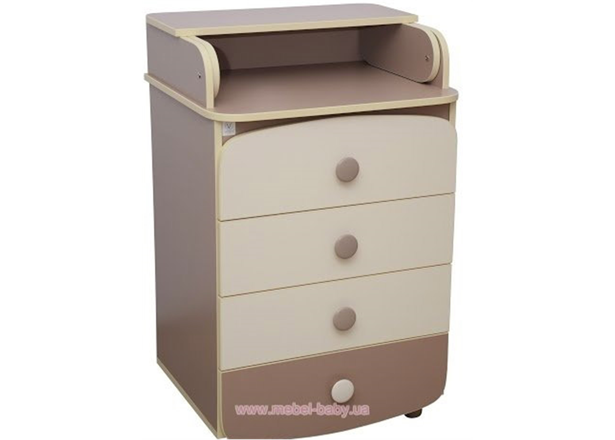 Пеленальный комод Верес слим капучино 60 см