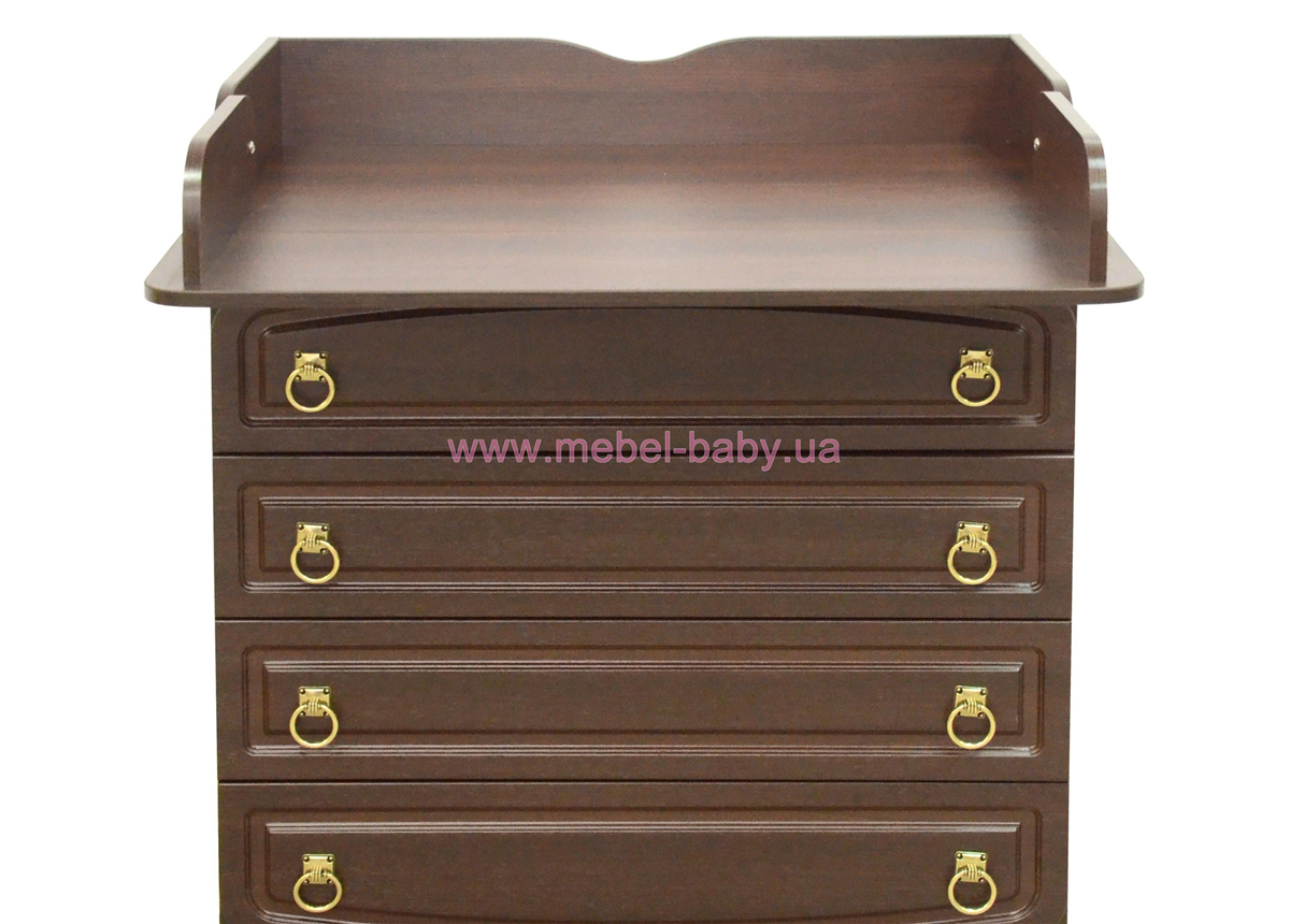 Пеленальный комод Филенчатый Верес Орех 90 см