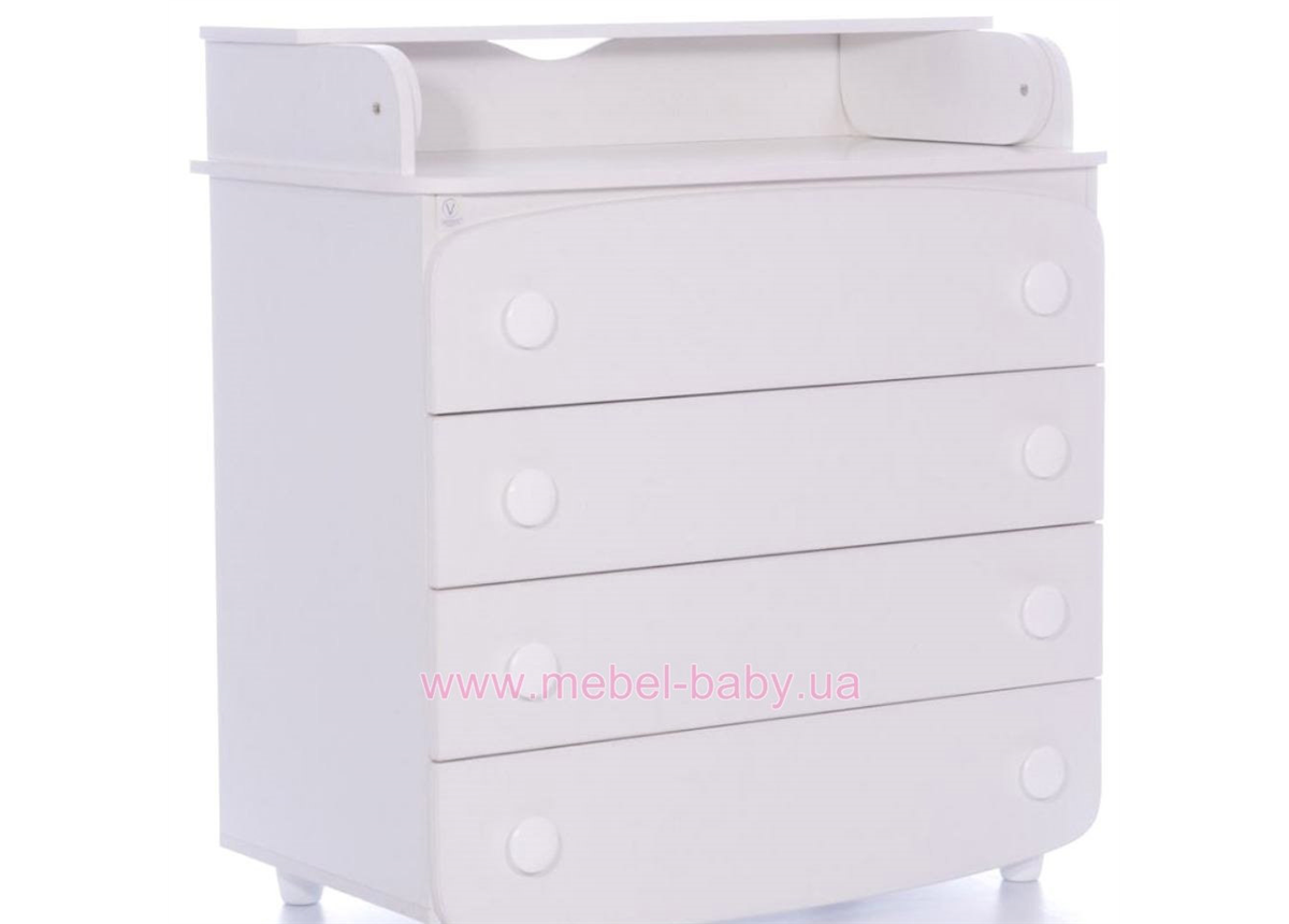 Пеленальный комод Верес белый 90 см