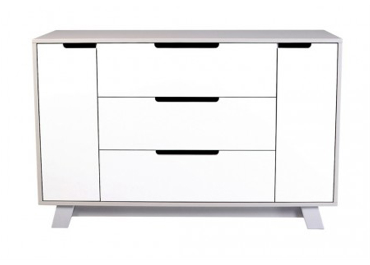 Комод Manhattan 1200 под съемный пеленатор Верес Бело-Серый