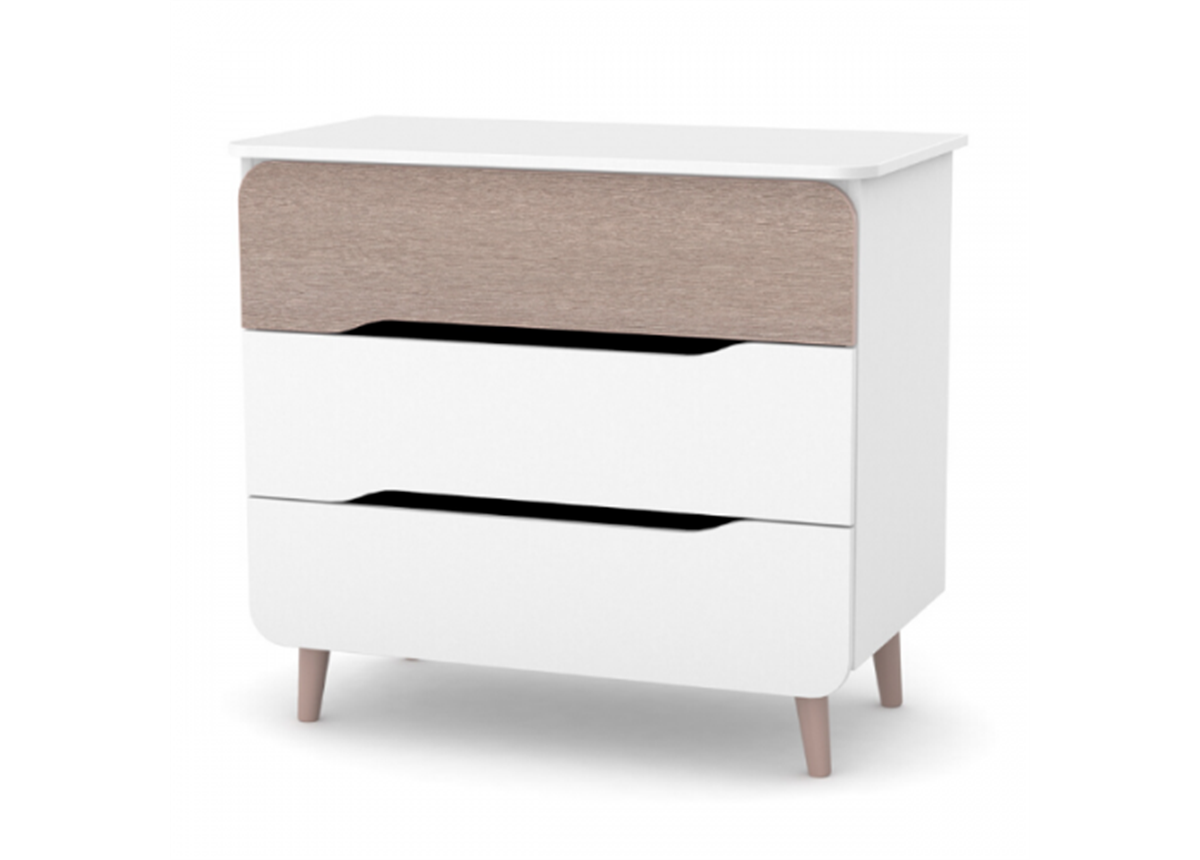 Комод Сидней 900 под съемный пеленатор Верес капучино-белый