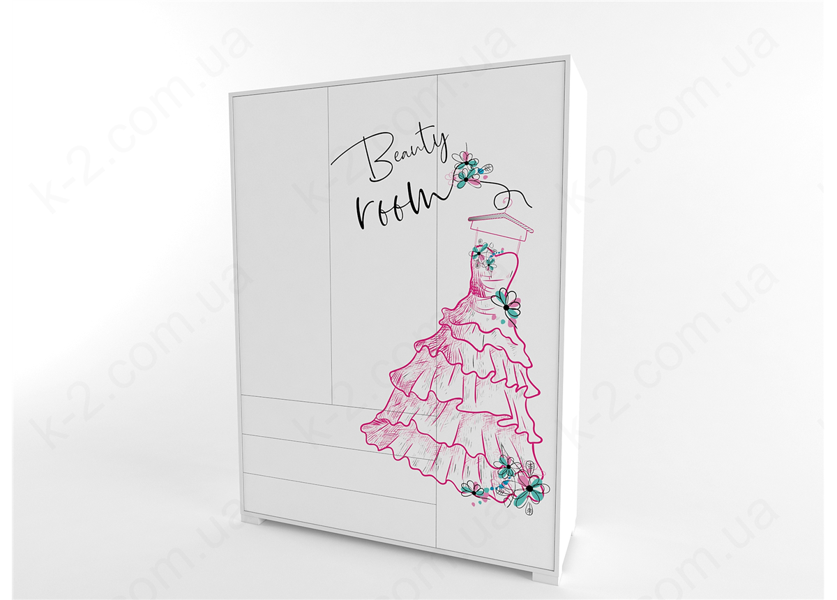 13 Шкаф трехдверный 150 серия Beauty К-2 люкс