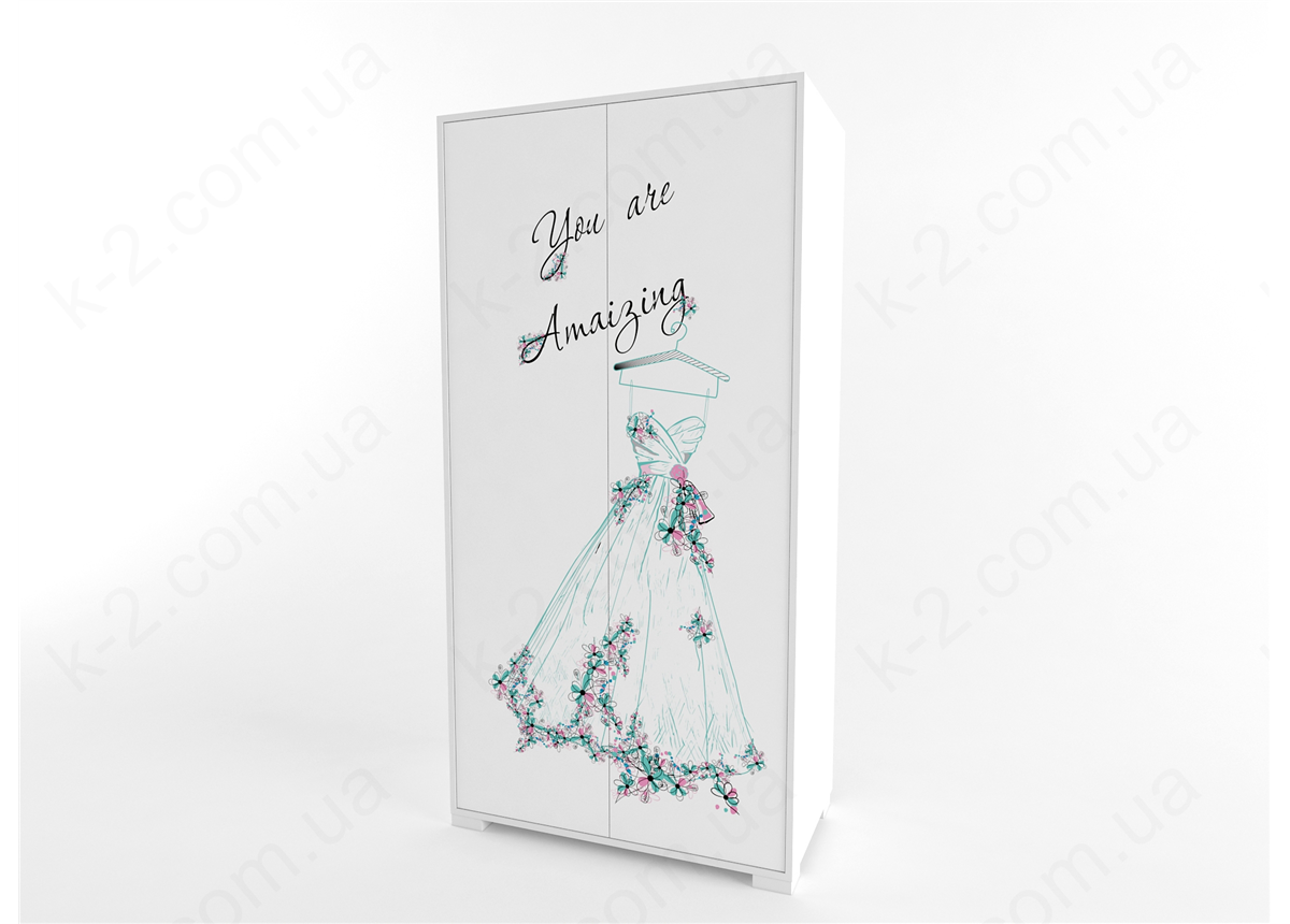 12 Шкаф двухдверный 100 серия Beauty К-2 элит