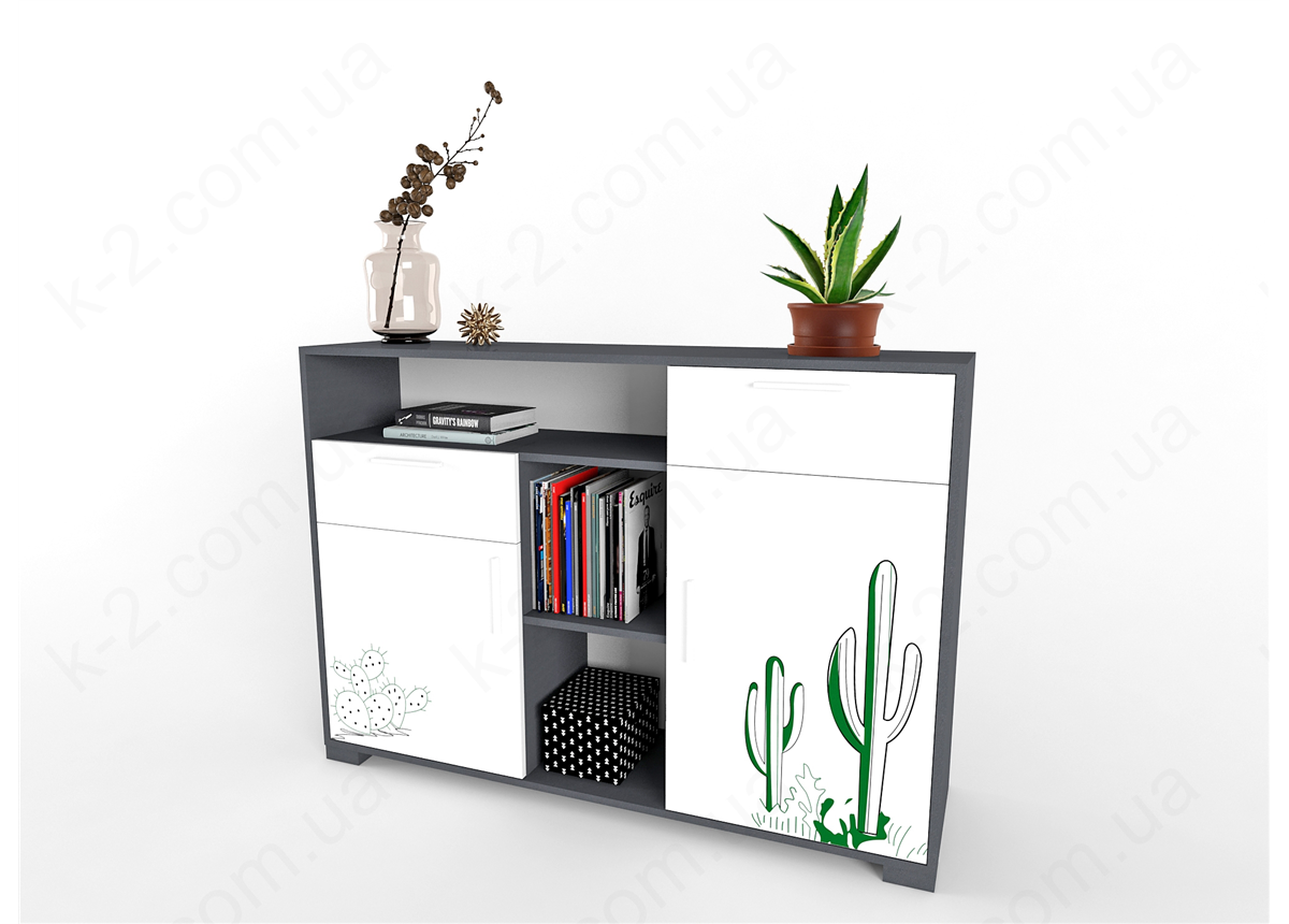 1 Стеллаж низкий 150 серия Dakar К-2 стандарт