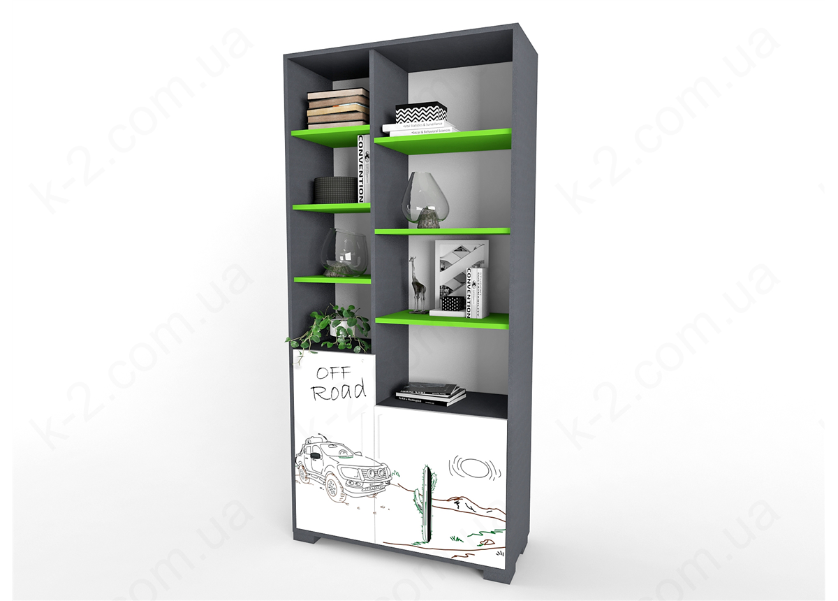 9 Стеллаж высокий 100 серия Dakar К-2 стандарт