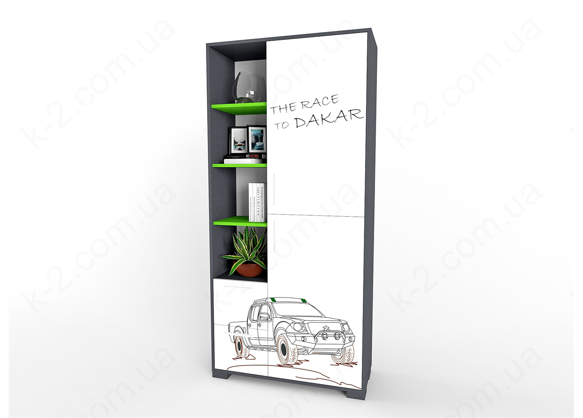 11 Шкаф-стеллаж 100 серия Dakar К-2 стандарт