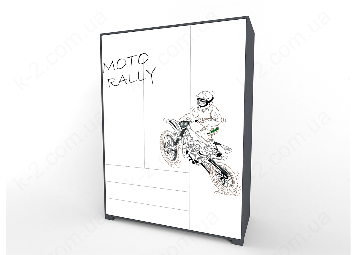 13 Шкаф трехдверный 150 серия Dakar К-2 элит