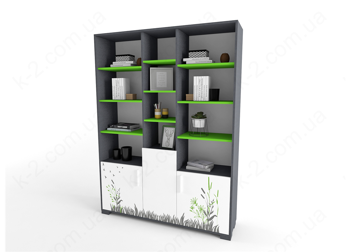 10 Стеллаж высокий 150 серия Forest К-2 стандарт