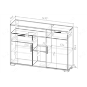 1 Стеллаж низкий 150 серия Forest К-2 элит