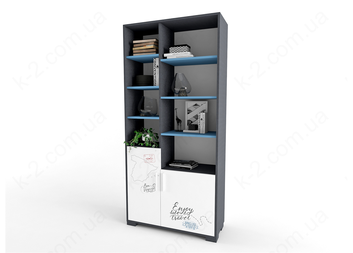 9 Стеллаж высокий 100 серия Travel К-2 стандарт