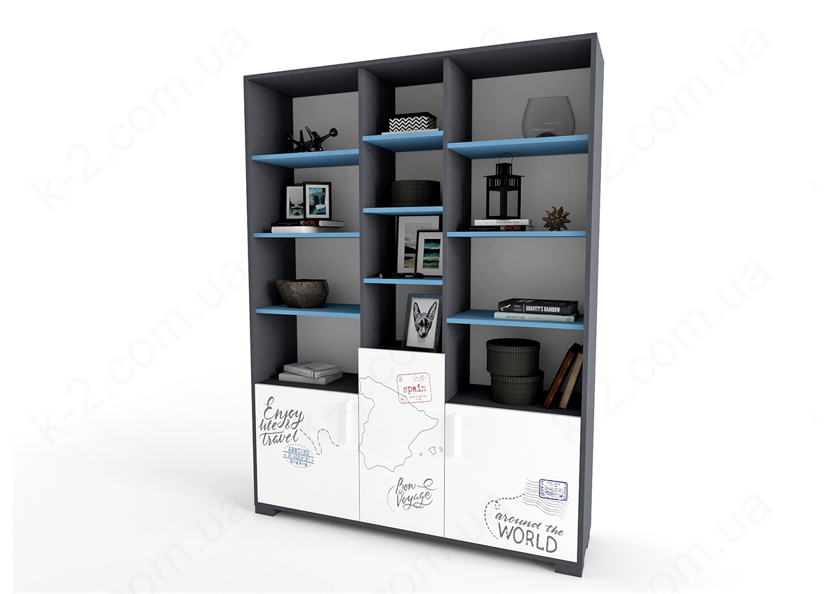 10 Стеллаж высокий 150 серия Travel К-2 элит