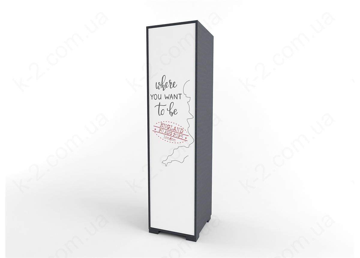 14 Шкаф однодверный 50 серия Travel К-2 элит