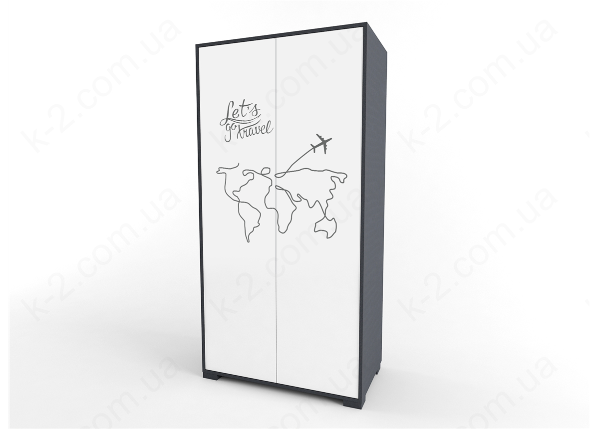 12 Шкаф двухдверный 100 серия Travel К-2 люкс