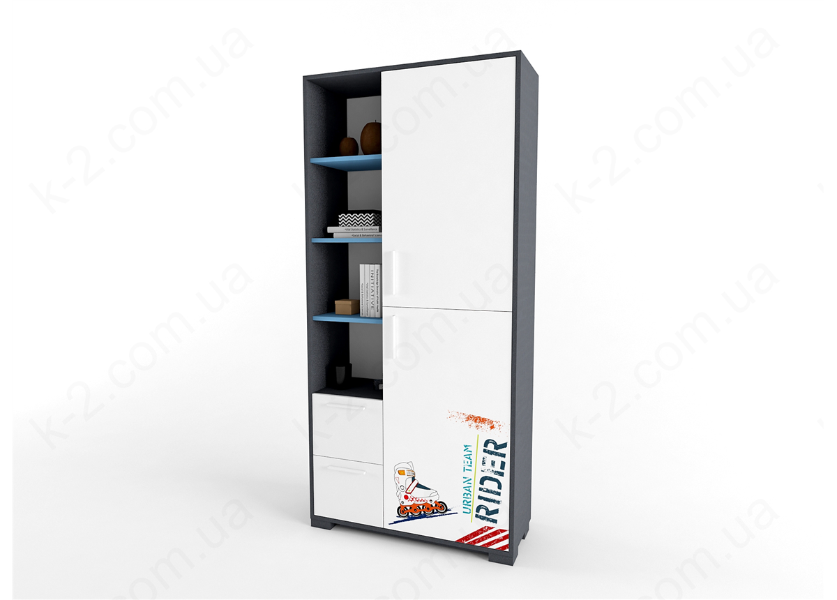 11 Шкаф-стеллаж 100 серия Urban К-2 стандарт