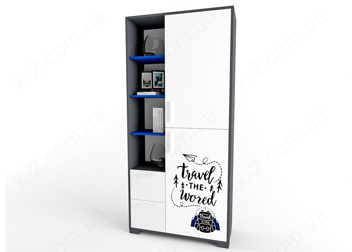 11 Шкаф-стеллаж 100 серия Voyage К-2 стандарт